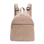 Mini corduroy backpack with adjustable straps