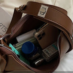 Soft leather shoulder bag