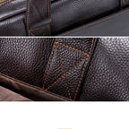 Professional leather laptop bag with handle