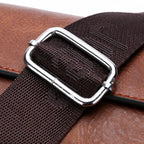 Vintage leather crossbody bag