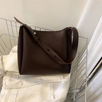 Elegant women's leather tote bag