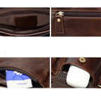 Adjustable leather bum bag