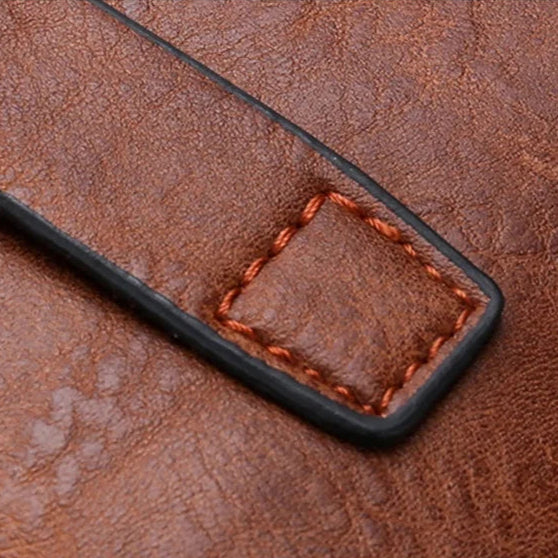 Vintage leather crossbody bag