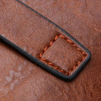 Vintage leather crossbody bag