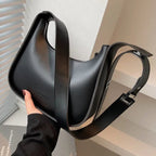Soft leather shoulder bag