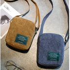 Classic corduroy crossbody bag