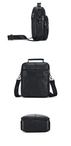 Premium leather sling crossbody bag
