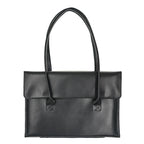 Women's leather laptop shoulder messenger bag