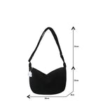 Corduroy handbag with adjustable shoulder strap