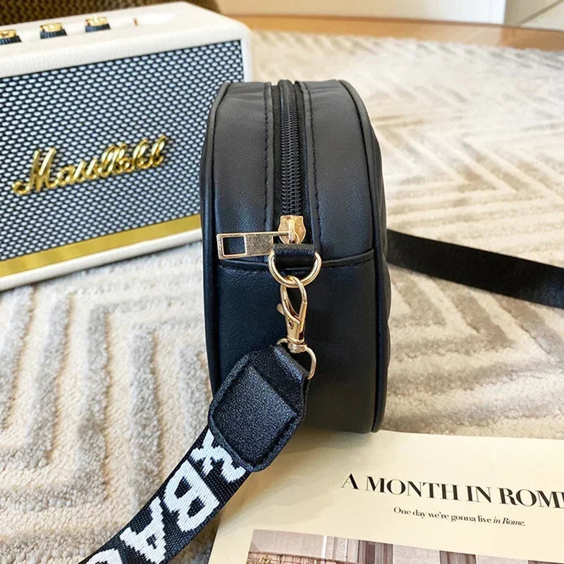 Small leather crossbody sling bag