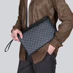 Slim leather clutch for phone and wallet