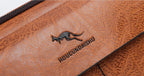 Large leather crossbody bag for women
