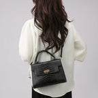 Leather handbag