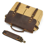 Leather office satchel
