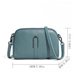 Lightweight leather sling bag