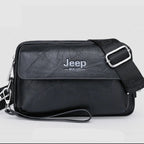 Vintage leather crossbody bag