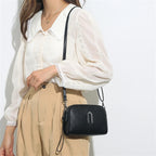 Lightweight leather sling bag