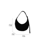 Hobo suede shoulder bag