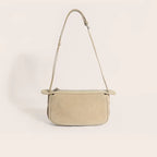 Suede shoulder purse