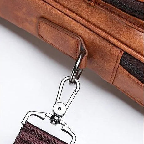 Leather business briefcase