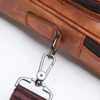 Leather business briefcase