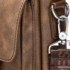 Classic leather briefcase for men