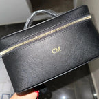 Vintage leather dopp kit