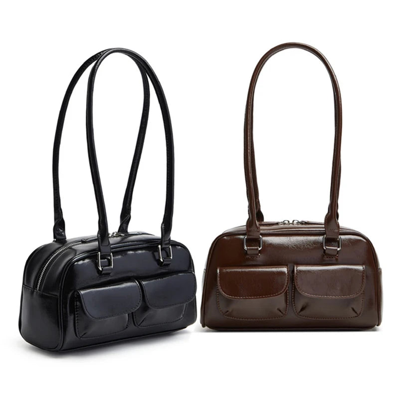 Mini leather shoulder bag