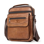 Fashionable leather crossbody bag