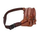 Wraparound leather bum bag