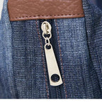 Casual denim slouch bag