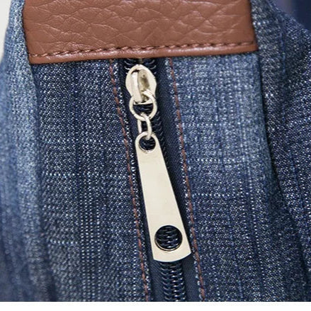 Casual denim slouch bag