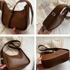 Soft leather shoulder bag