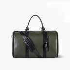 Minimalist leather holdall bag