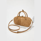 Medium suede handbag