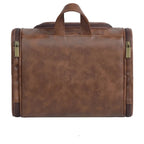 Leather dopp kit for men