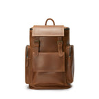 Classic leather hiking rucksack