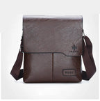Versatile leather crossbody bag