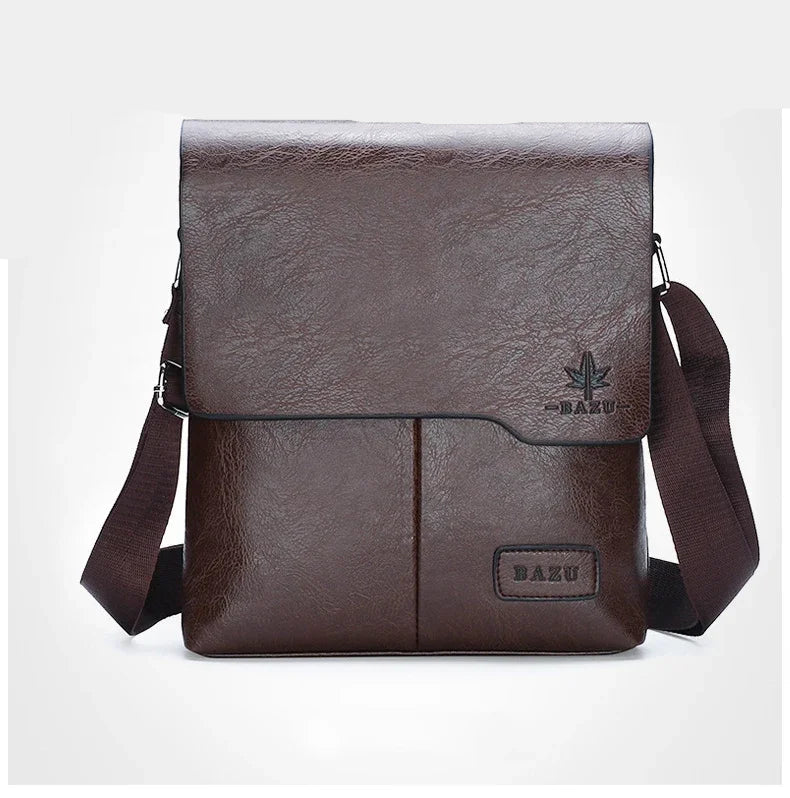 Versatile leather crossbody bag