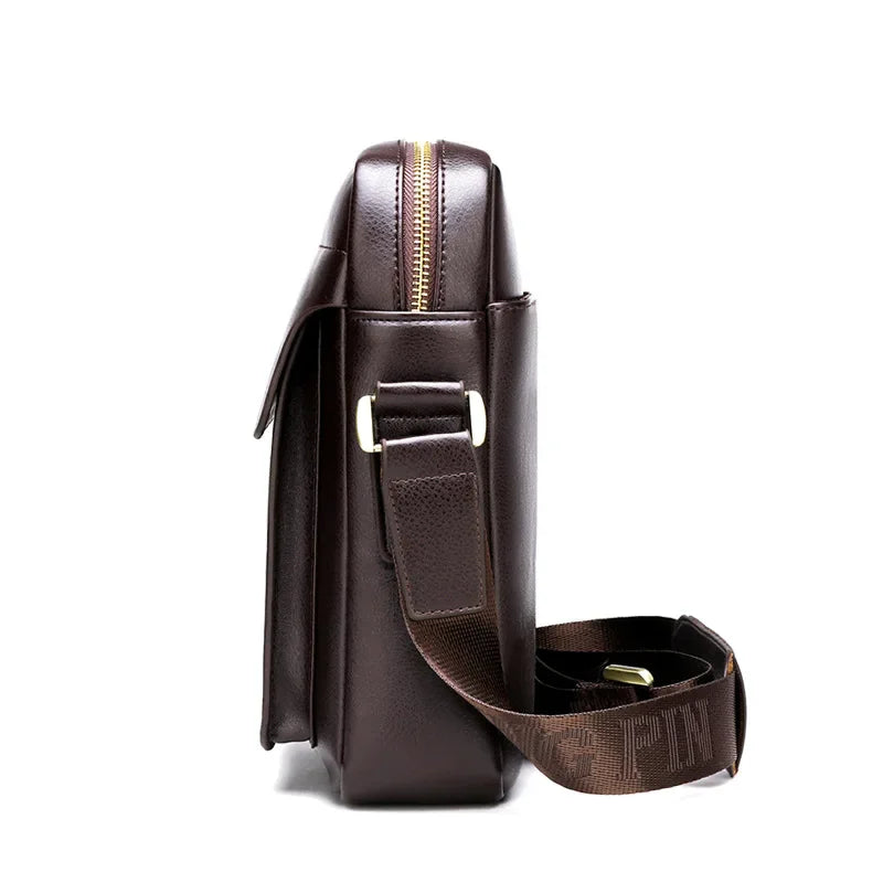 Classic leather crossbody bag
