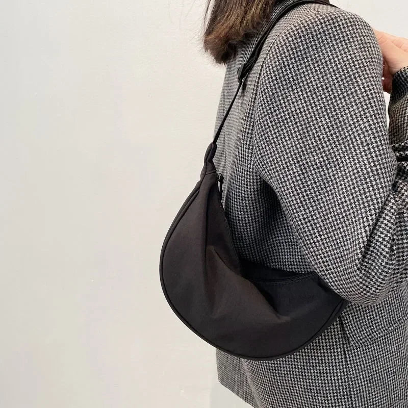 Corduroy handbag with adjustable shoulder strap