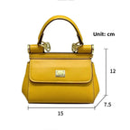 Elegant leather handbag
