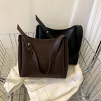 Elegant women's leather tote bag