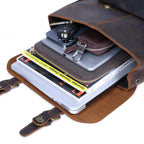 Stylish leather rucksack