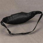 Minimalist leather waist bag