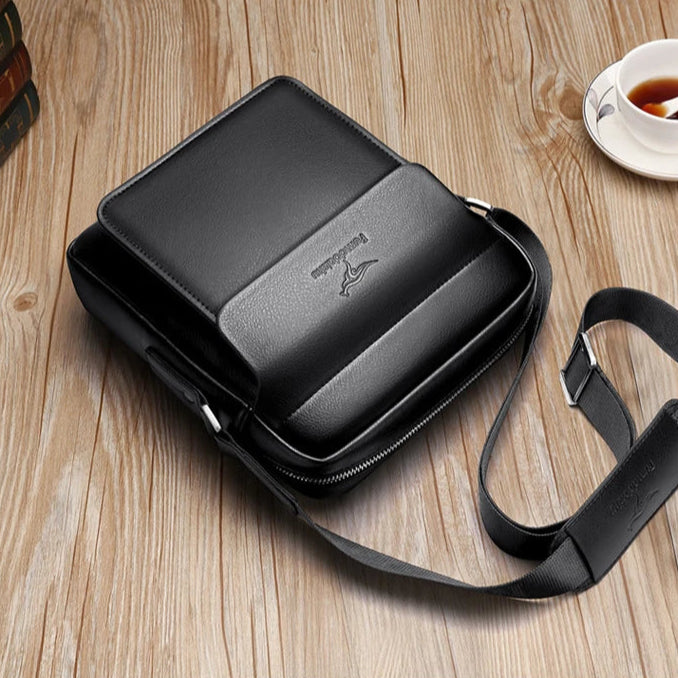 Classic leather crossbody bag