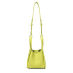 Square leather shoulder bag