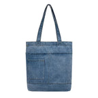 Casual denim tote bag