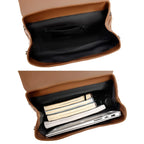 Men's leather backpack rucksack