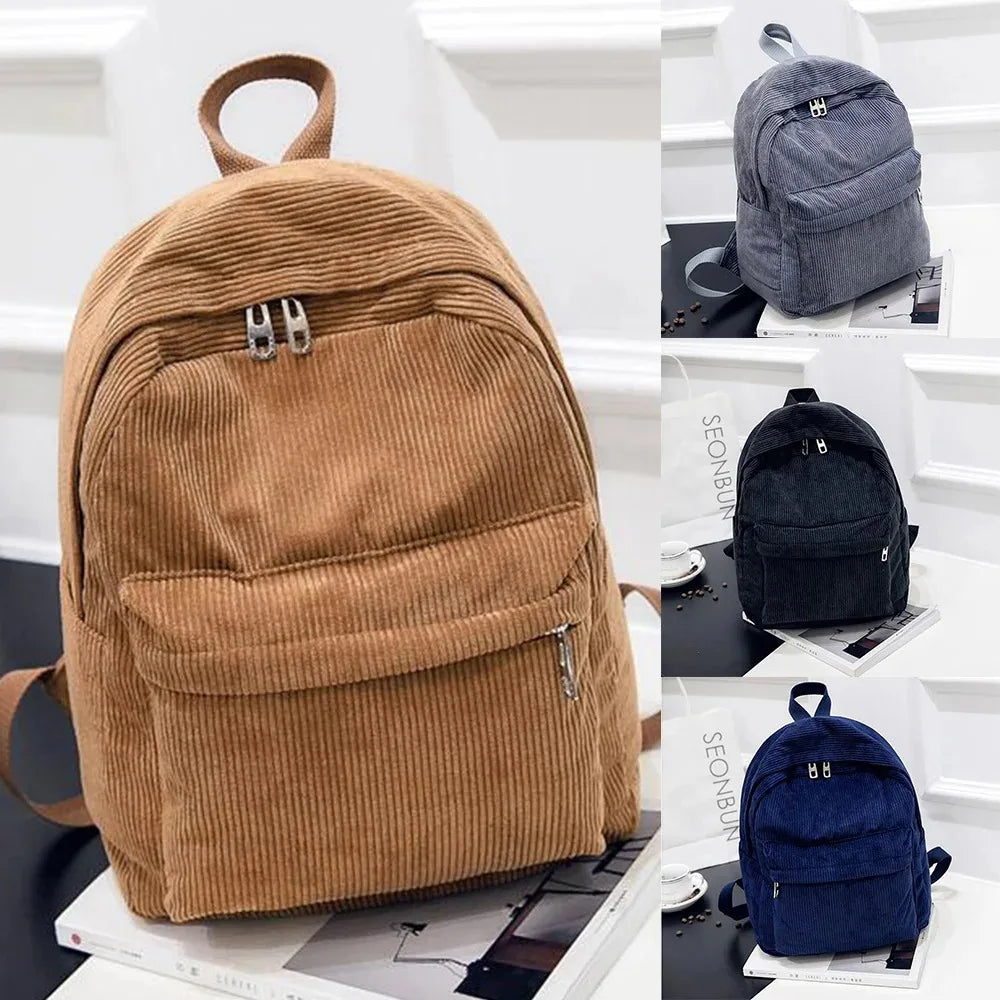 Everyday corduroy backpack